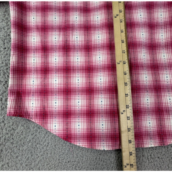 Koret City Blues Womens Pink Plaid Button Shirt Size S - Picture 10 of 15